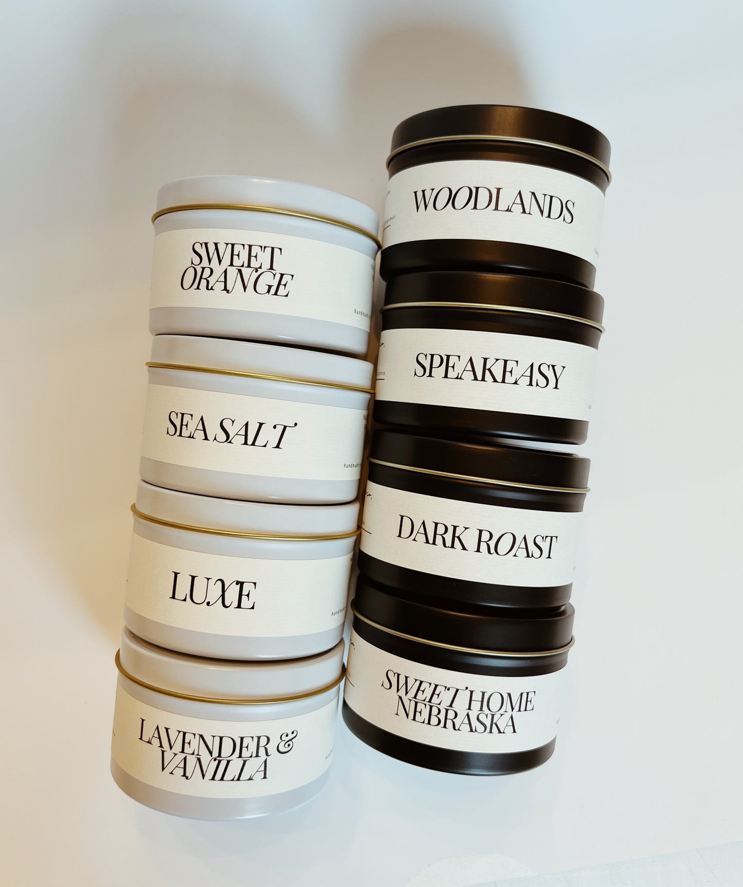 6oz Tin Candles