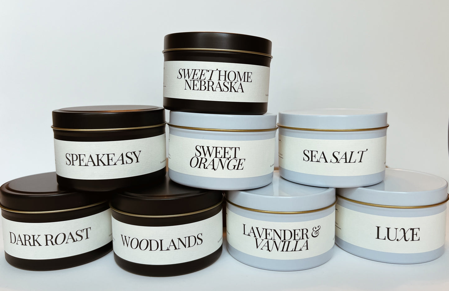 6oz Tin Candles