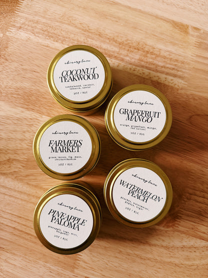 Mini Tin Candles
